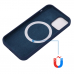 Capa MagSafe iPhone 13 Mini Silicone Azul