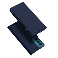 Capa de Celular Flip Motorola Edge 20 Skin Pro Series Azul