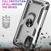 Capa Samsung A03s de Plástico e TPU com Suporte Prata
