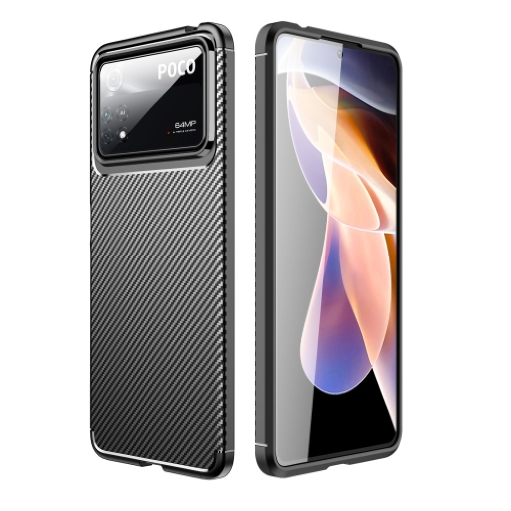 Funda Para Xiaomi Poco X6 Pro 5g Escovadocarbono Fibra Textu