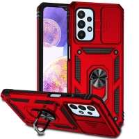 Capa Galaxy A23 4G - com Protetor de Câmera Vermelho