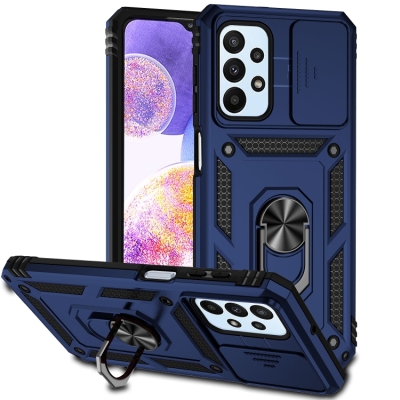 Capa Galaxy A23 4G - com Protetor de Câmera Azul