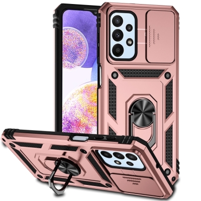 Capa Galaxy A23 4G - com Protetor de Câmera Rosa