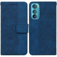 Capa Motorola Edge 30 - Flip Geometrico Azul