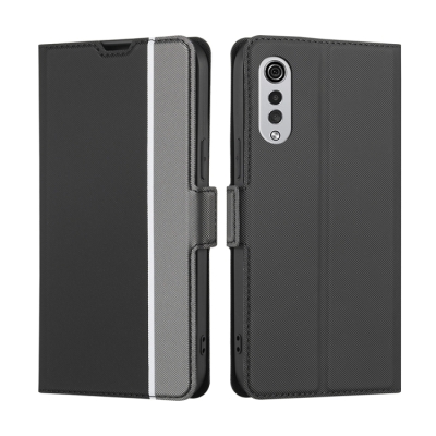 Capa LG Velvet - Flip Carteira Preto