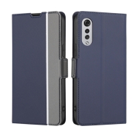 Capa LG Velvet - Flip Carteira Azul