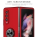 Capa Samsung Z Fold4 - com Anel de Suporte Vermelho