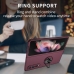 Capa Samsung Z Fold4 - com Anel de Suporte Vinho