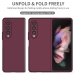 Capa Galaxy Z Fold4 - Flip Case Vinho