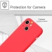 Capa Iphone 14 Silicone 360 Graus Vermelho
