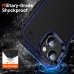 Capa Iphone 14 PRO MAX - TPU Antichoque Azul