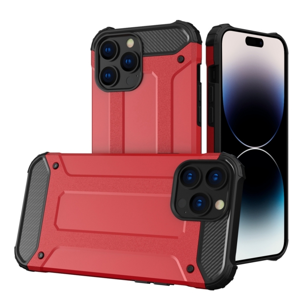 Capa Iphone 14 PRO Antichoque Vermelho ️