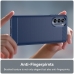 Capinha de Celular Moto G62 TPU Fibra de Carbono Azul