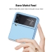 Capa Galaxy Z Flip4 - Flip Case Azul Claro