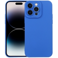 Capa Iphone 14 PRO MAX Silicone Azul