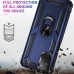 Capa Motorola Moto E32 com Anel de Suporte Azul