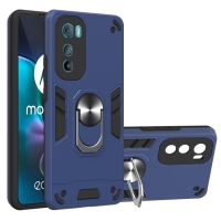 Capa Motorola Edge 30 - Suporte Magnético Azul