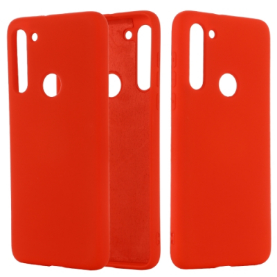 Capinha Celular Motorola Moto G8 Silicone Vermelho