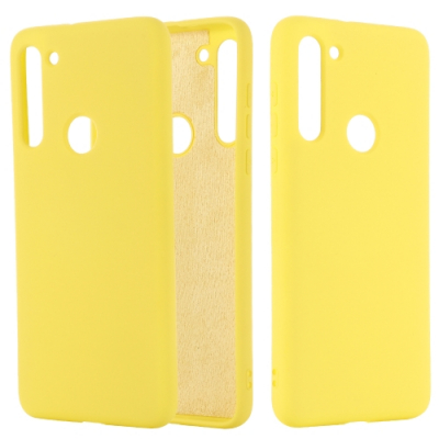 Capinha Celular Motorola Moto G8 Silicone Amarelo