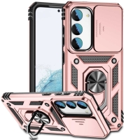 Capa Galaxy S23 - Protetor de Câmera e Suporte Rosa