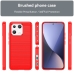 Capa Xiaomi 13 - TPU Escovado Vermelho