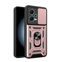 Capa Xiaomi Poco X5 - Protetor de Câmera e Suporte Rosê