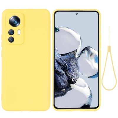Capa Xiaomi 12T PRO - Silicone Amarelo