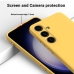 Capa Galaxy S24 - Silicone Amarelo