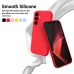 Capa Smartphone Galaxy S24 FE - Silicone Vermelho