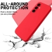 Capa Smartphone Galaxy S24 FE - Silicone Vermelho