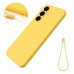 Capa Smartphone Galaxy S24 FE - Silicone Amarelo