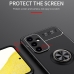 Capa Samsung Galaxy A34 - TPU com Anel de Suporte Vermelho