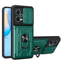Capa Redmi Note 12 5G - Protetor de Câmera e Suporte Verde