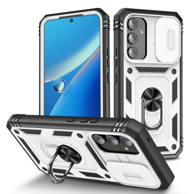 Capa Galaxy A54 - Protetor de Câmera e Suporte Branco