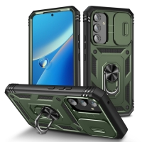 Capa Galaxy A54 - Protetor de Câmera e Suporte Verde
