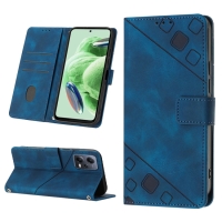 Capa Redmi Note 12 5G - Flip Carteira Azul