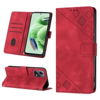 Capa Redmi Note 12 5G - Flip Carteira Vermelho