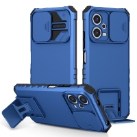 Capa Xiaomi Poco X5 - Protetor de Câmera e Suporte Azul
