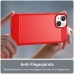 Capa iPhone 15 - TPU Escovado Vermelho