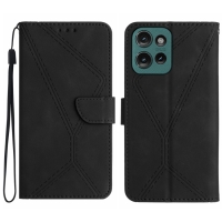 Capa Moto G75 - Flip Carteira Preto