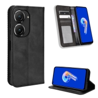 Capa Zenfone 10 - Flip Carteira Preto