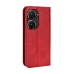 Capa Zenfone 10 - Flip Carteira Vermelho