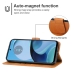 Capa Motorola Moto G54 - Flip Carteira Marrom
