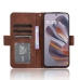 Capa Motorola Edge 50 NEO - Flip Skin Feel Marrom