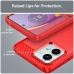 Capa Motorola Moto G84 - TPU Escovado Vermelho