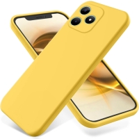 Capa Realme Note 50 - Silicone Aveludado Amarelo
