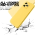 Capa Realme Note 50 - Silicone Aveludado Amarelo
