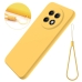 Capinha Celular Realme 13+ - Silicone Amarelo