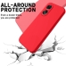 Capa Oppo A58 4G - Silicone Vermelho