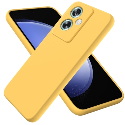 Capa Oppo A79 5G - Silicone Amarelo